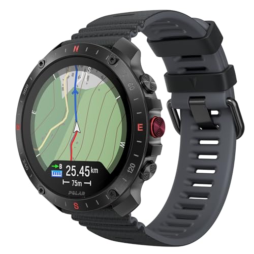 Polar Orologio Sportivo Con Gps Grit X2 Pro - Adventure Watch Robusto, Con Navigazione Avanzata, Monitoraggio Delle Prestazioni Sportive, Tecnologia B