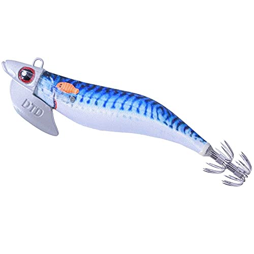 Dtd Real Fish Egi Tip Run - Egi 3.0, Color Mackerel