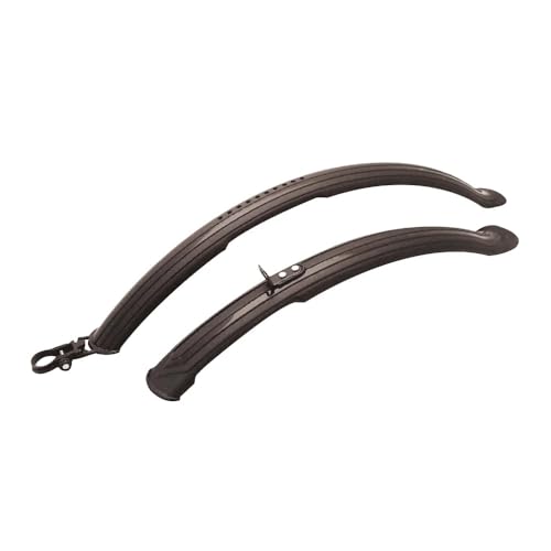 Mvtek Coppia Parafanghi Mtb. Coppia Parafango Mtb Per Ruote Bici 24-26''. Attacco Rapido. Parafango Bici In Plastica, Montaggio A Telaio, Canotto Sell