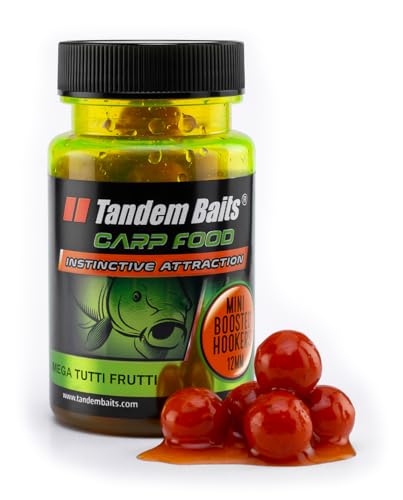 Tandem Baits Carp Food Mini Boosted Hookers Mega Tutti Frutti | Carpfishing Pesche Pesca Accessori | Alimentatore Per La Pesca Carpa | Pesca Accessori