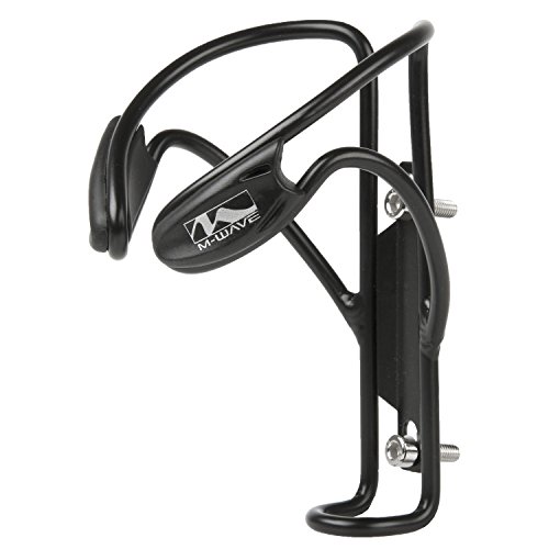 M-Wave Bottle Cage, Alloy, Black, 58 G (W/O Screws), On Card