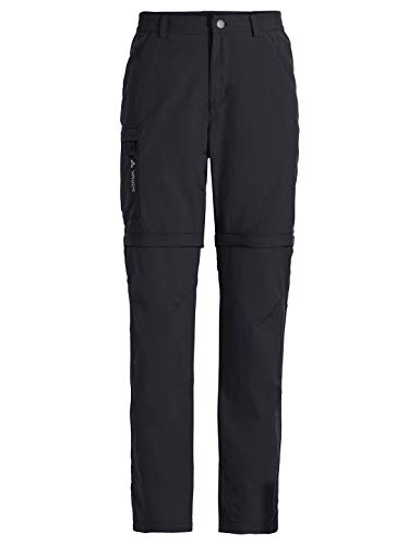 Vaude Pantaloni Da Uomo Farley Zo Pants V, Uomo, Pantaloni, 42172, Nero, 52