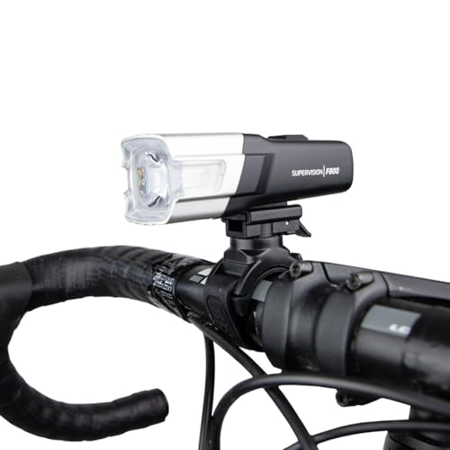 Zefal Supervision F800 - Luce Anteriore Bici - Luce Bici Impermeabile - Luce Bici Anteriore Usb Ricaricabile - 800 Lumen - 167G