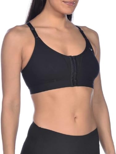 Arena Sujetador Flora C-Cup, Reggiseno Sportivo Donna, Nero, 105