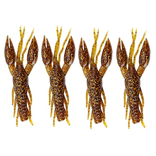 Esche Soft Crawfish, 4Pcs Artificiali Esche Da Pesca Esca Gambero Morsetto Granchio Gamberetti Craw Chunk Esca Sostituzione Per Carpa Bass Fishing Acq