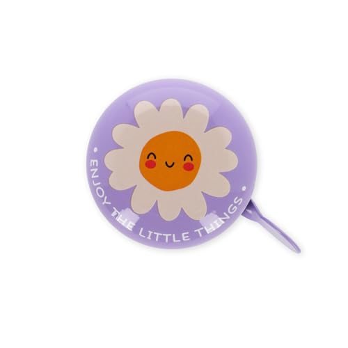 Legami - Campanello Per Bicicletta - Bike Bell, Clacson Bici Per Bambini, Resistente, Tema Daisy