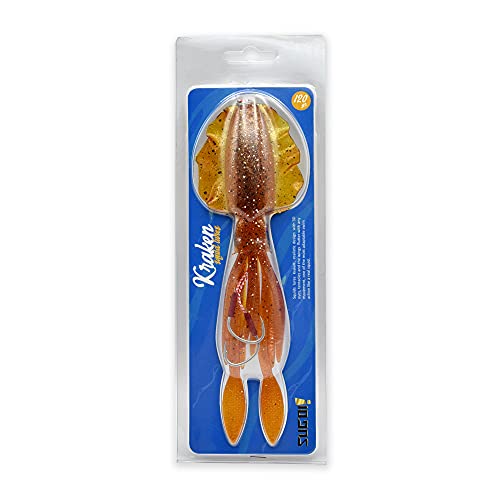 Kraken Squid Lures Calamaro In Silicone Con Assist Hook