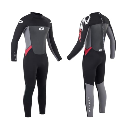 Osprey Origin Muta Da Uomo Intera, Spessore 3/2 Mm., Uomo, Multicolore (Nero/ Rosso), X-Small