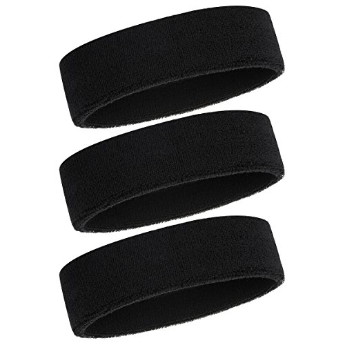 Tocyoric Mens Womens Headband Bandana – Comfortable Head Bands With Elastic Secure Snug Fit Non Slip For Runners Fitness Sports Gym Tennis Crossfit Li
