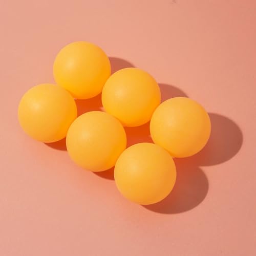 Bulltek 6X Pallina Da Ping Pong Arancioni, Set Di Dimensioni Standard 40Mm – 2,7G, Palline Da Gioco Per Beer-Pong, Da Allenamento Da 40 Mm Per Princip