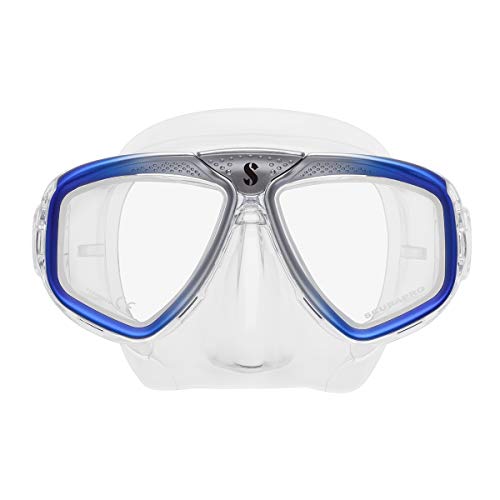 Scubapro Maschera Zoom Blu/Transp. Kit Di Erogatore Per Immersioni In Acqua Fredda Unisex-Adulto, Blue, One Size