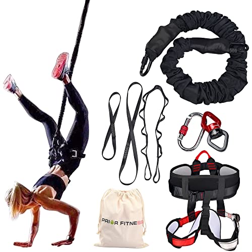 Prior Fitness Set Di Resistenza Bungee Fitness Per Uso Intensivo Corda Bungee Per Yoga Aereo Corda Per Danza Aerea Di Resistenza - Attrezzatura Profes