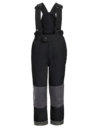 Vaude Kids Snow Cup Pants Iii, Pantaloni Bambini, Nero, 134/140