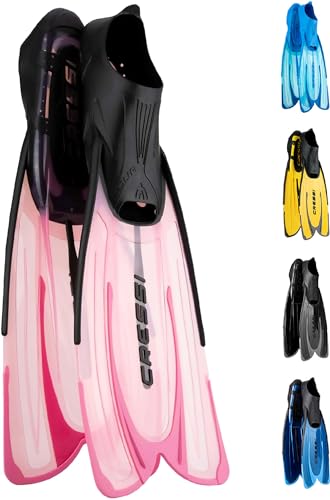 Cressi Agua Fins, Pinne Self Adjusting Per Immersioni, Snorkeling E Nuoto Unisex Adulto, Rosa, 31/32