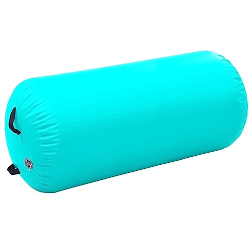 Vidaxl - Aufblasbare Gymnastik-Rolle Mit Pumpe 120X90 Cm Pvc Grün