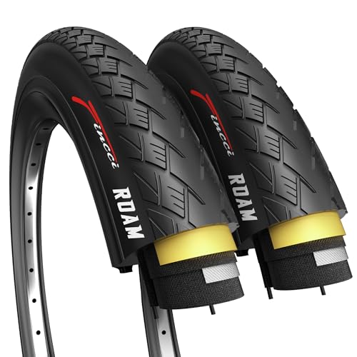 Fincci Copertoni Bici Da Corsa 28, Coppia Pieghevole Gomme 700 X 35C 37-622, Pneumatici Con Protezione Anti-Puntura Da 3 Mm, Per Bici Elettrica, Strad