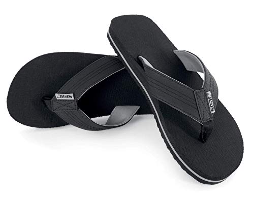 Seac Kauai Infradito Spiaggia E Piscina, Unisex Adulto, Nero/Grigio, 41
