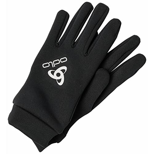 Odlo Unisex Guanti Stretchfleece Liner, Black, M