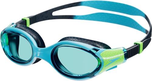 Speedo Biofuse 2.0 Occhialini Per Unisex Bambini, Blu Ipersonico O Blu Navy O Verde Lumo O Blu, Taglia Unica