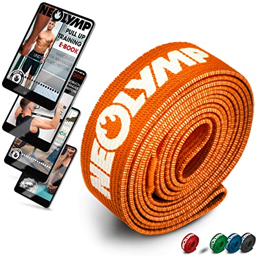 Neolymp Elastici Fitness (Arancione – Luce: 7,5 Kg - 20 Kg) – Elastico Fitness Fasce Elastiche Fitness Bande Elastiche Fitness Elastici Palestra Fasci
