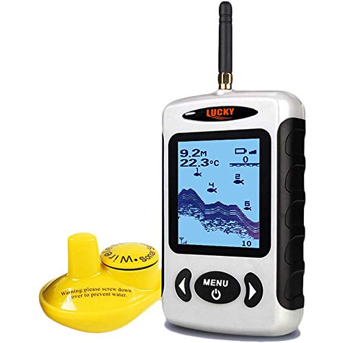 Lucky Senza Fili Cercatore Di Pesci Sensore Sonar Sonar Portatile Ecoscandaglio Display Lcd Cercatori Di Profondità Per La Pesca Pesca Sul Ghiaccio Pe