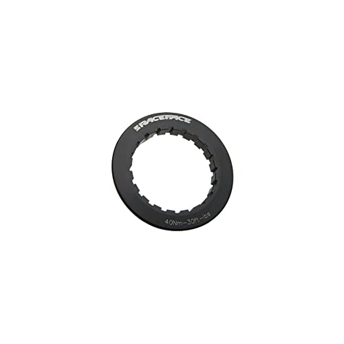 Race Face F30021, Ghiera Di Bloccaggio,Spider,Gruppo,Manovella Da 30Mm Unisex-Adult, Nero, One Size