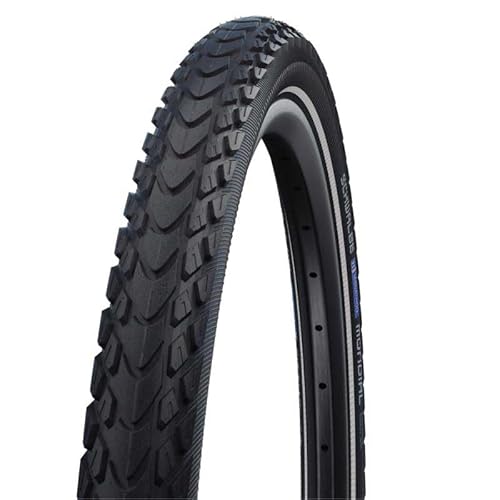 Schwalbe Pneumatico Marathon Mondial, Nero/Riflettente, Pieghevole V-Guard, 28 X 1,60 (42-622)