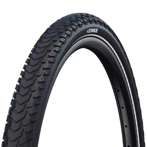 Schwalbe Pneumatico Marathon Mondial, Nero/Riflettente, Pieghevole V-Guard, 28 X 2,00 (50-622)
