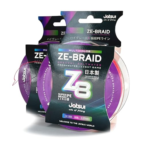 Jatsui Filo Trecciato Ze-Braid Z8 Multicolor (500Mt-0,37(Pe5.0))