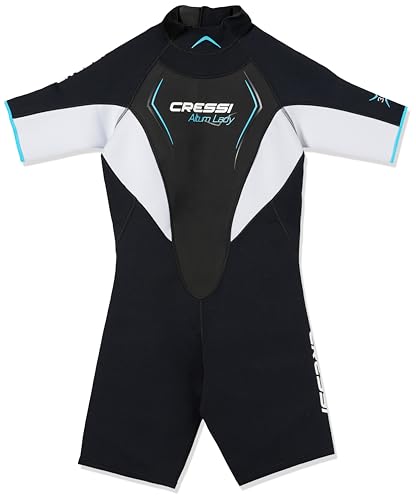 Cressi Altum Wetsuit 3 Mm, Muta Shorty O Monopezzo Donna, Nero/Rosa, Xs/1