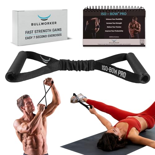 Bullworker Iso-Bow Pro – Attrezzo Per Esercizi Isometrici: Cinghia Di Stretching E Attrezzatura Per Allenamento, Cinghie Portatili Per Esercizi Di Pal