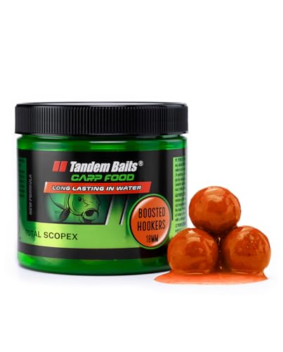 Tandem Baits Carp Food Boosted Hookers Total Scopex | Carpfishing Pesche Pesca Accessori | Alimentatore Per La Pesca Carpa | Pesca Accessori Alla Carp