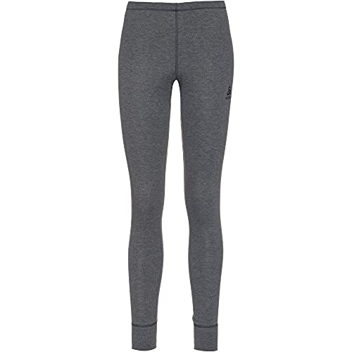 Odlo Donna Pantaloni Termici Lunghi Active Warm, Odlo Steel Grey Melange, L
