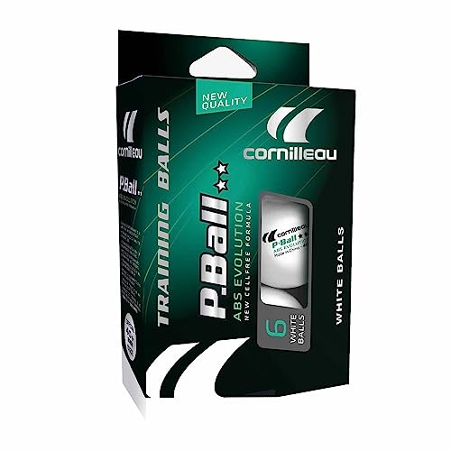 Cornilleau Ittf - Palline Da Ping Pong, 2 Stelle, Colore: Bianco, Taglia Unica