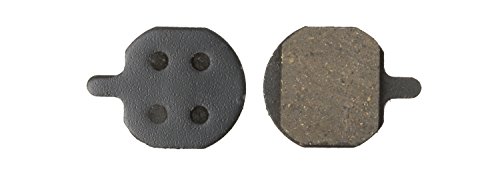 M-Wave Brake-Pads, Organic, For Discbrakes Hayes: Mx 2/3/Sole, W/O Spring, 1 Pair For Front Or Rear, Blister