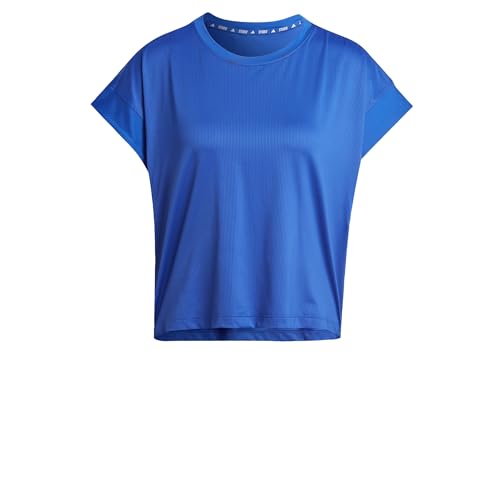 Adidas Donna Studio Tee, Semi Lucid Blue/Grey Six, M