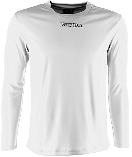 Kappa Carrara Ls Maglietta Maniche Lunghe, Uomo, Uomo, Carrara Ls, Bianco, 5Y
