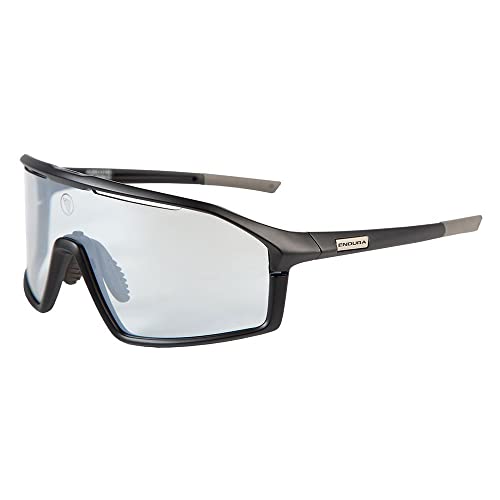 Endura Adult Unisex Gabbro Photochromic Sunglasses, Occhiali Da Ciclismo, Black, Onesz