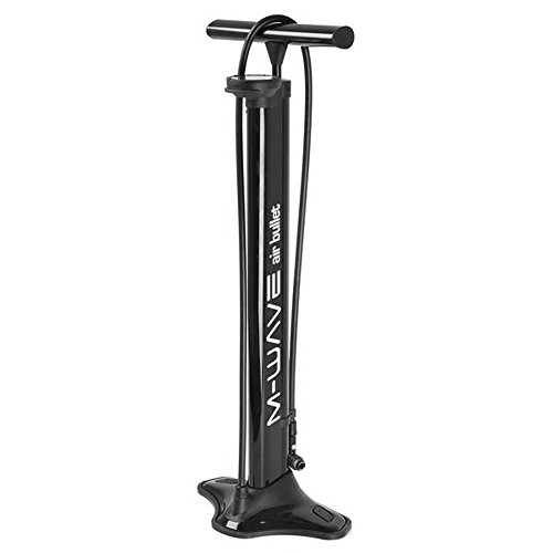 Floor Pump, M-Wave, Alloy/Steel Handle, With Gauge, Twin Head For Av/Fv/Dv, Card