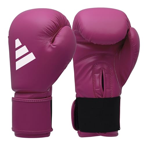 Adidas Guanti Da Boxe Speed 50, Per Adulti, Boxing Gloves 4 Oz, Guanti Punching Comodi E Durevoli, Magenta