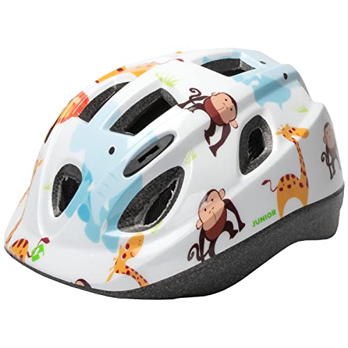 M-Wave Child Helmet Junior, Design: Zoo, Size S 52-56 Cm, Box