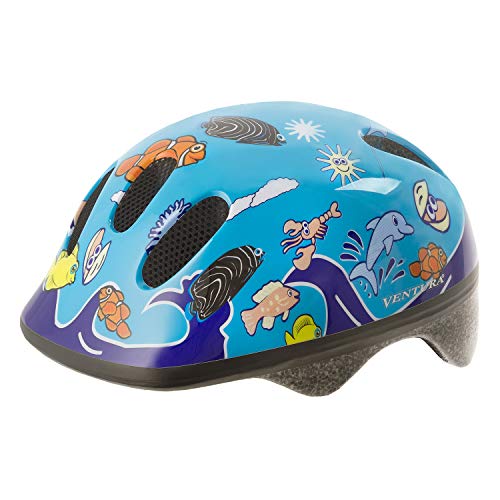 Ventura Sea World Casco Da Bambino 50-57 Cm, Blu, 50-57 Cm