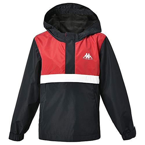 Kappa Icilio, Gilet Uomo, Noir, Rouge, Blanc, 10 Anni