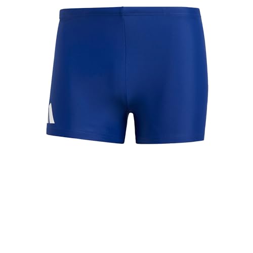 Adidas Uomo Solid Swim Boxers, Dark Blue/White, 26
