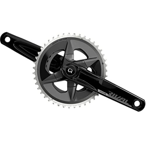 Sram Rival, Guarnitura Unisex Adulto, Alluminio Nero, 46-33