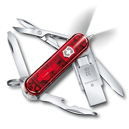 Victorinox, Midnite Manager@Work, Coltellino Svizzero, Originale, Multiuso, Campeggio, 11 Funzioni, Lama, Piccola, Spelafili