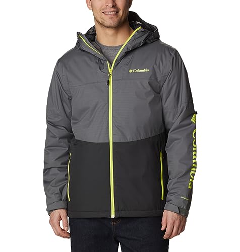 Columbia Point Park Insulated Jacket, Giacca Invernale Uomo, City Grey/Shark, Taglia M
