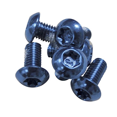 Ashima, Kit Screws Brake Disk Aro-08 In Steel Blue (12 Pieces) Unisex Adulto, Nero, One Size