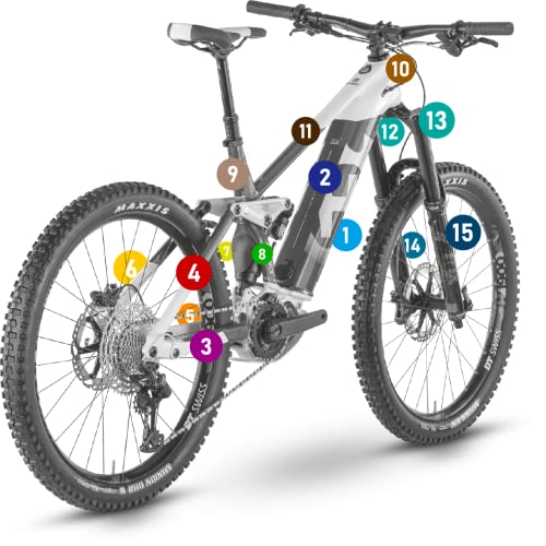 Set Di Protezione Per Vernice Husqvarna Hard Cross & Extreme Cross S & M In Opaco