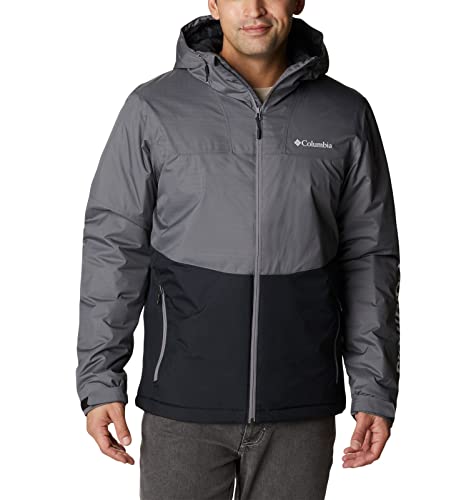 Columbia Point Park Insulated Jacket, Giacca Invernale Uomo, City Grey/Black, Taglia S